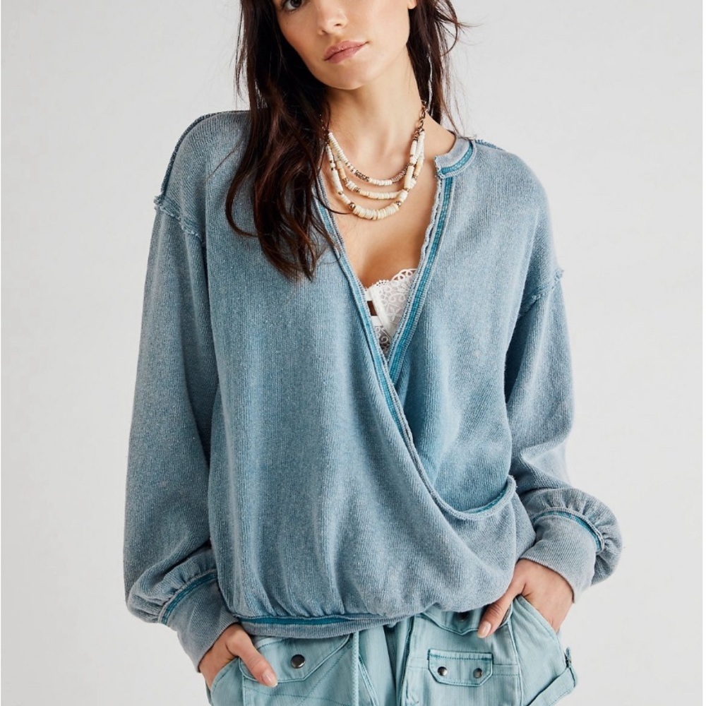 Free People Wrap Sweater